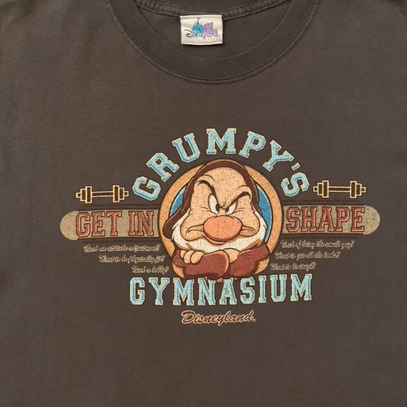 Disneyland Distressed Grumpys Gymnasium T Shirt - Picture 2 of 5